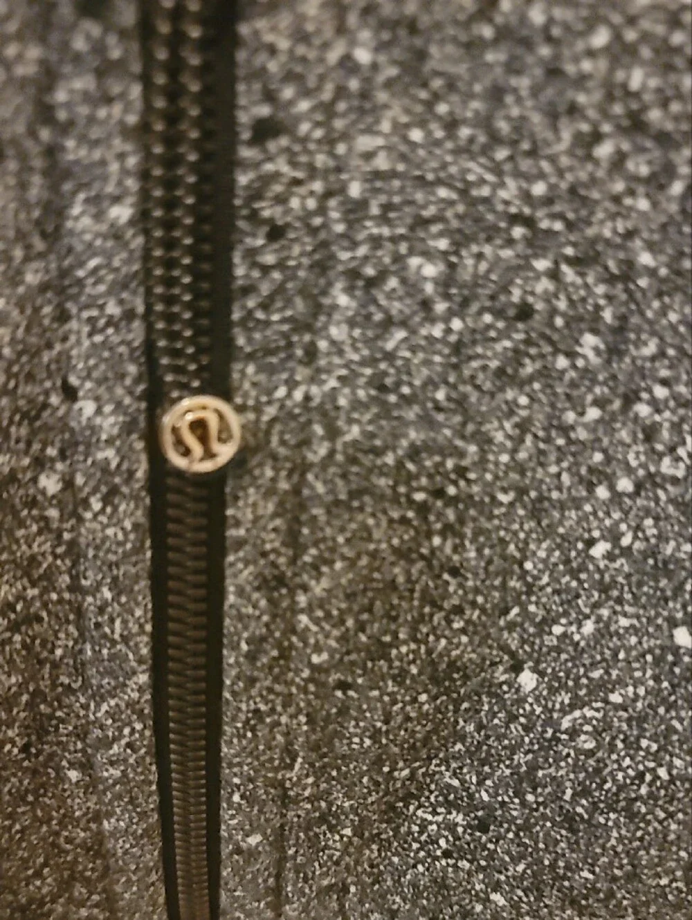 lululemon athletica Women's Black Speckled Full-Zip Hoodie
